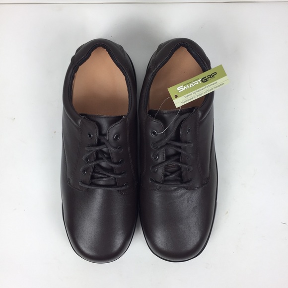 Apex 10.5 Brown Shoes Orthopedic Shock Absorbing - Picture 12 of 14